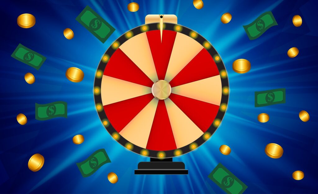 Casino Wheel Winner Banner, FreeSpins