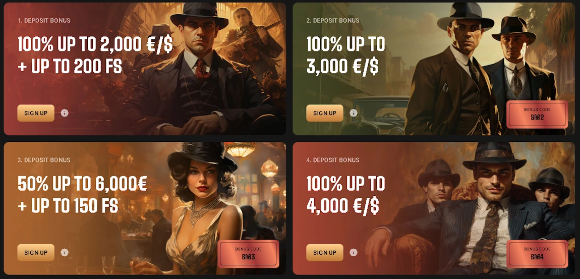 Slot Mafia Casino Anmeldelse Kampagner