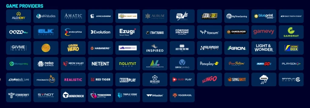 Slots Hammer Game Providers