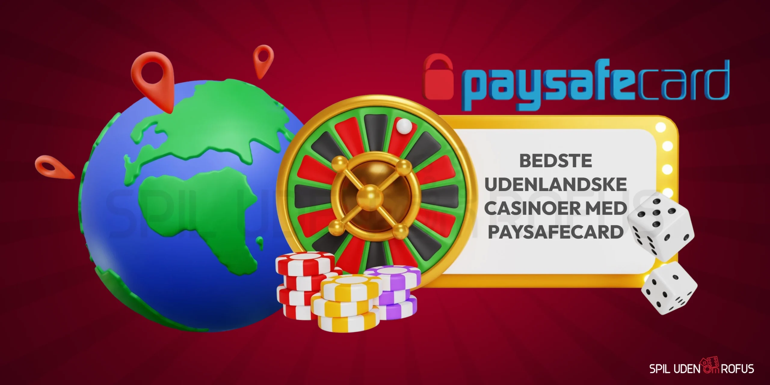 Bedste udenlandske casinoer med PaysafeCard